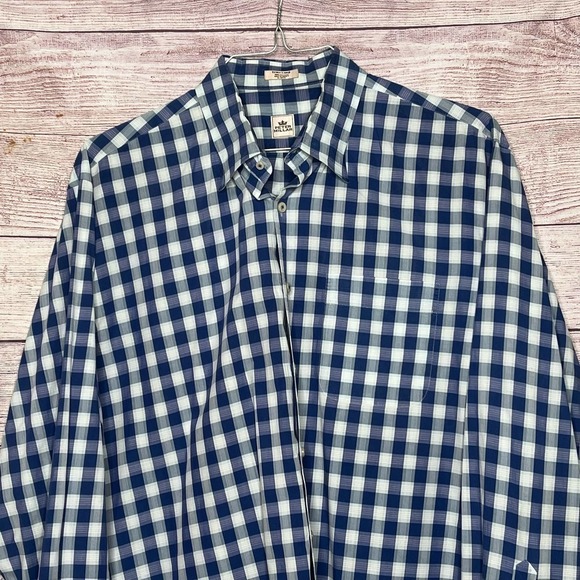 Peter Millar Men's Check Plaid Button Down Shirt XL - Picture 3 of 8